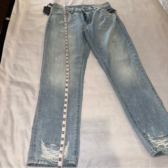 Buffalo David Bitton Blue Boyfriend Jeans Relaxed Fit - Picture 9 of 16